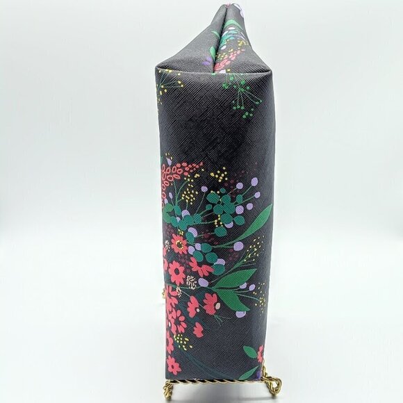 Trina Turk Black Floral Cosmetic Case - Picture 6 of 9